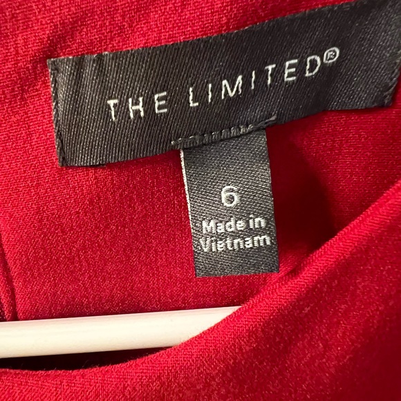 The Limited red shift dress exposed zipper perfect for Christmas - Picture 2 of 5
